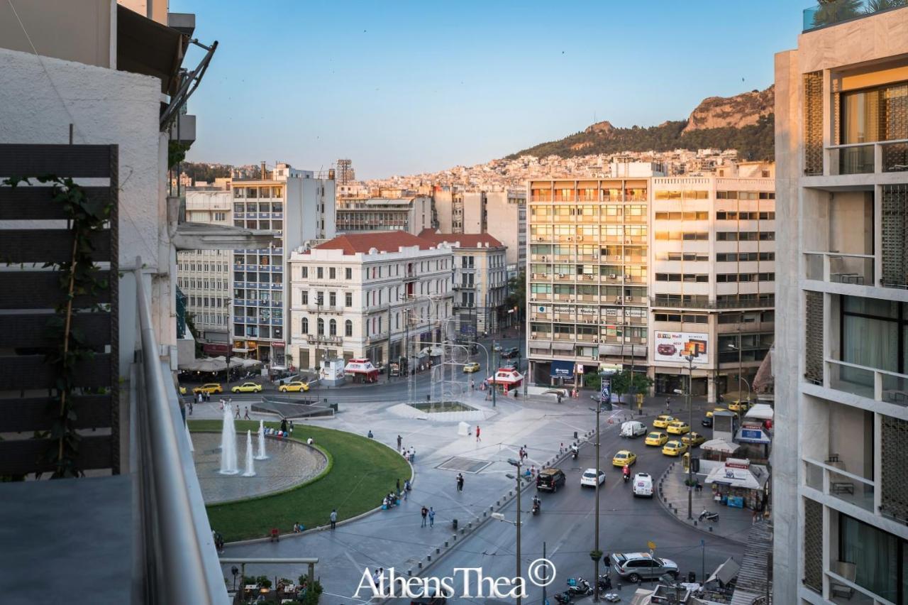 Athensthea Beta Luxury Penthouse Apt In Omonia Εξωτερικό φωτογραφία