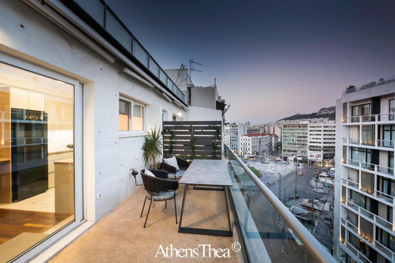Athensthea Beta Luxury Penthouse Apt In Omonia Εξωτερικό φωτογραφία
